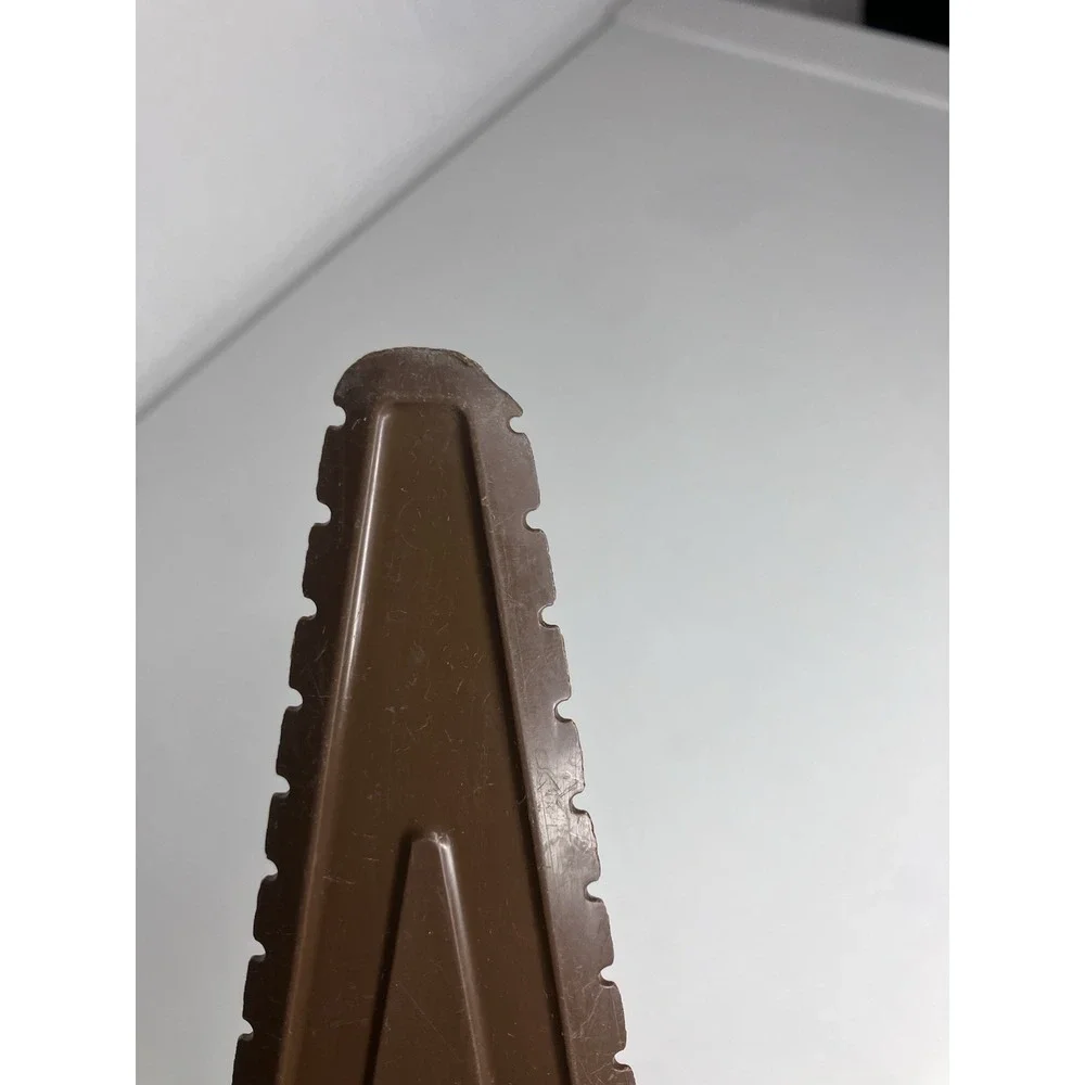 Vintage Tupperware Brown Pie Cake Server & Serrated Knife - #1228-6
